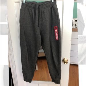 Gray Nike sweatpants!